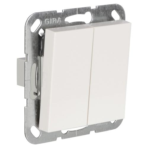 Gira basisunit schakelaar inbouw wissel/wissel Ral 9010 polar wit serie SY55 basiselement duurzaam doosje product photo https://media.isero.nl/Isero-IseroNL-Site/images/L/2763675_3.jpg L