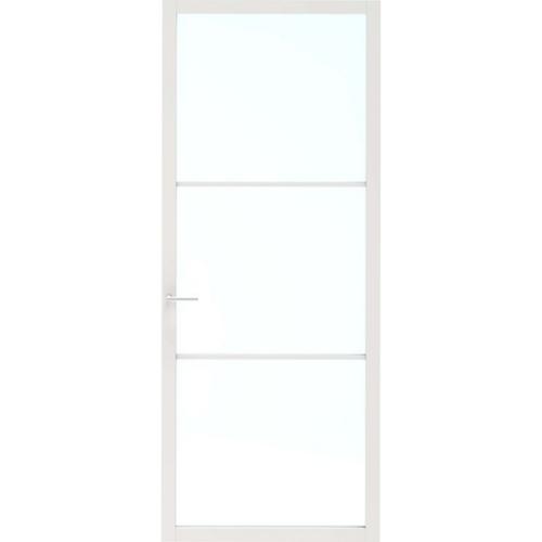Skantrae deur SSL 14603 stomp 2315x930mm zuiver wit blank glas, gelakt product photo