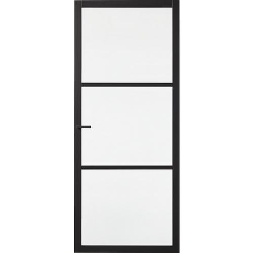 Skantrae deur SSL 4003 stomp 2115x780mm grafietzwart nevel glas, gegrond product photo