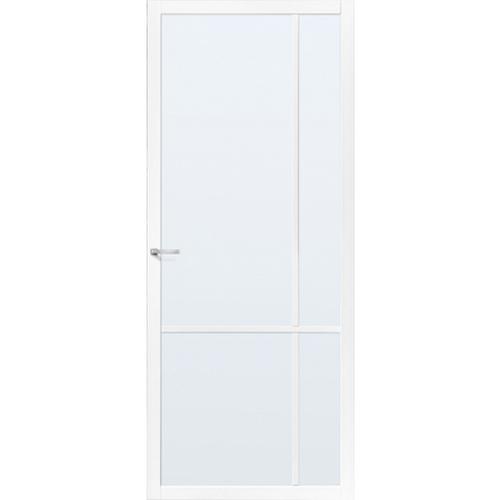 Skantrae deur SSL 4407 stomp 2115x780mm zuiver wit blank glas, gegrond product photo