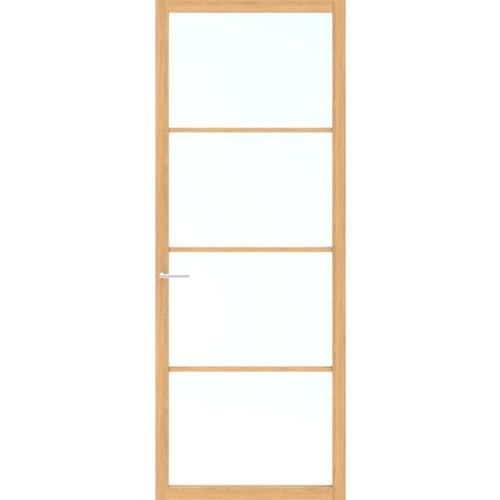Skantrae deur SSL 14804 stomp 2315x880mm natural oak blank glas, gelakt product photo