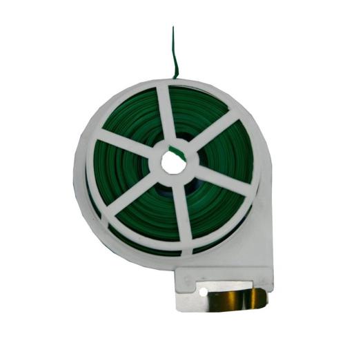 Binddraad verzinkt groen geplastificeerd rol 30m vzv mesje product photo