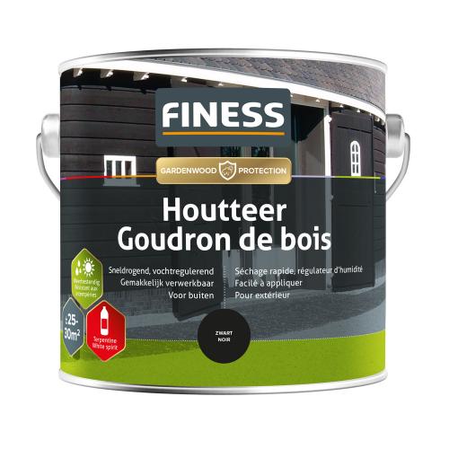 Houtteer houdcoat teervrij buiten 2.5l Zwart product photo