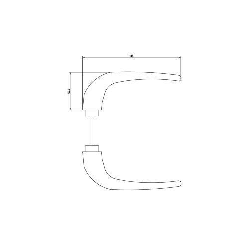 Noxxa deurkruk F1 licht blokmodel - deurdikte 62-70mm product photo https://media.isero.nl/Isero-IseroNL-Site/images/L/281930_5.jpg L