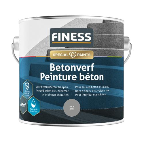 Betonverf acryl binnen/buiten 2.5l Grijs product photo