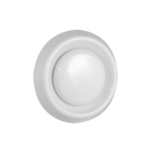 Afzuigventiel PP wit met klemmen 100mm product photo