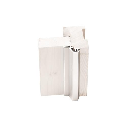 Anti-inbraakstrip achterdeur buitendraaiend SKG1 aluminium wit 2350mm terugligging 0-4mm product photo
