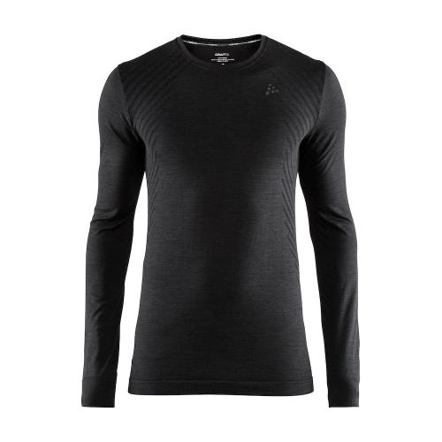 Ondershirt Fuseknit comfort lange mouw zwart Mt XL product photo