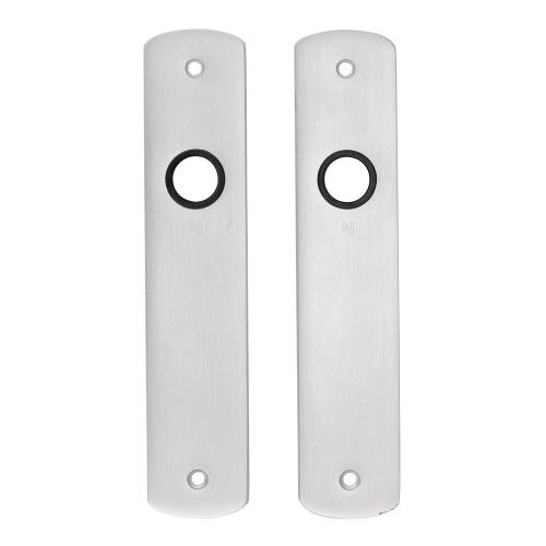 Noxxa gegoten aluminium kortschild 200x42mm - curve - kleur F1 mat - uitvoering blind product photo