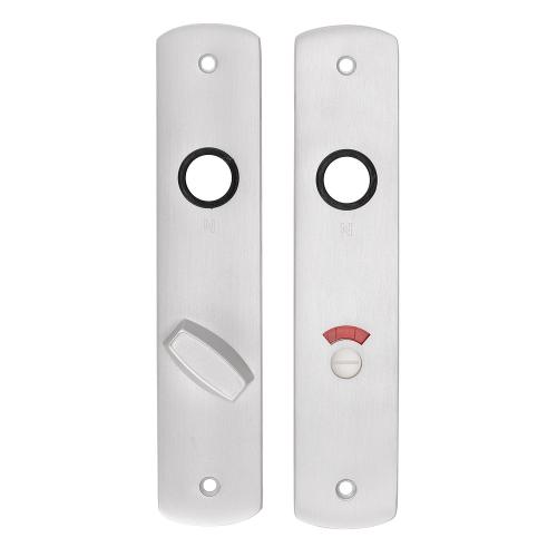 Noxxa gegoten aluminium kortschild 200x42mm - curve - kleur F1 mat - uitvoering vrij en bezet 72/8 product photo