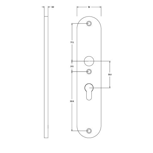 Noxxa binnenschild rond F1 - 250x50mm PC55 product photo https://media.isero.nl/Isero-IseroNL-Site/images/L/286905_5.jpg L