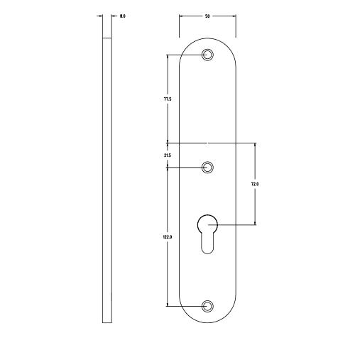 Noxxa binnenschild rond F1 - 250x50mm PC72 - blind product photo https://media.isero.nl/Isero-IseroNL-Site/images/L/286927_5.jpg L