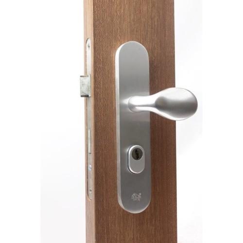 VH-voordeurbeslag F1 141 KT pc92 dd 48-62mm SKG3 Z/kruk SKG3 met uittrekbeveiliging dd 48 product photo