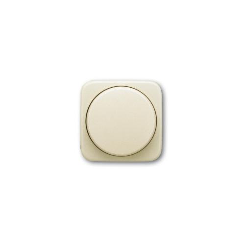 ABB Busch-Jaeger bedieningselement centraalplaat v/dimmer met knop creme wit serie Si Ral 1013 Los 2CKA006599A1334 product photo