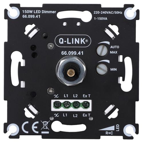Q-Link dimmer inbouw v/alle dimbare lichtbronnen + afdekplaat wit 1-150w Led druk wissel enkel Polar wit product photo https://media.isero.nl/Isero-IseroNL-Site/images/L/2870818_1.jpg L