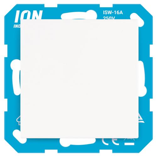 Ion wandcontactdoos inbouw 1 voudig m/ra klep alpin wit V1.J1 serie 10.300.814 in Doosje Met Klep product photo