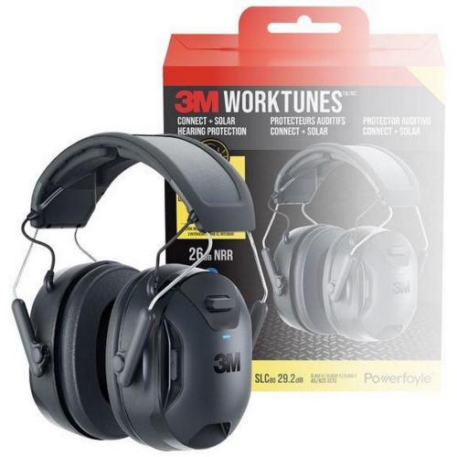 3M™ WorkTunes™ gehoorbeschermer Connect Bluetooth Solar SNR 33 dB product photo