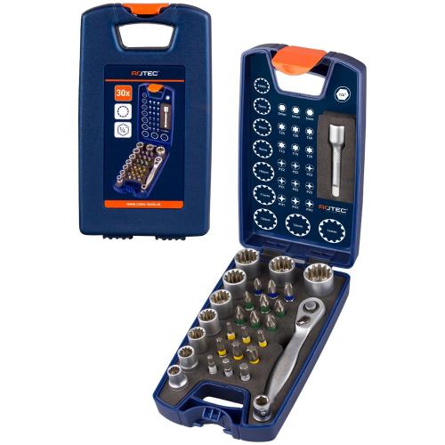 Rotec bit-en doppenset 30-delig Ph-Pz-Tx-Hex-Dop Opti-Line product photo