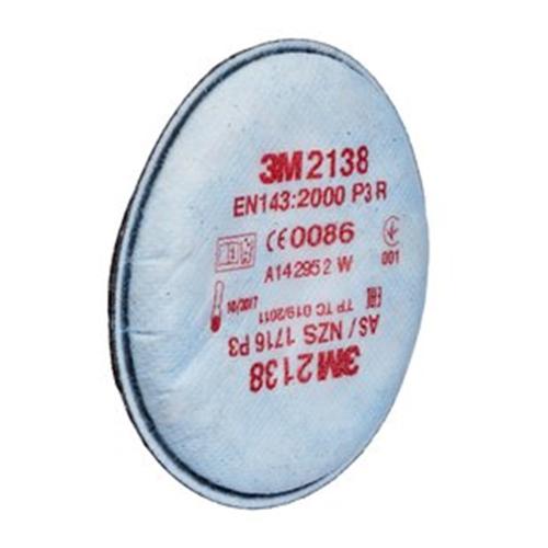 3M™ deeltjesfilter P3 R 2138 geschikt voor 3M™ 6000 & 7000-serie 1 paar product photo