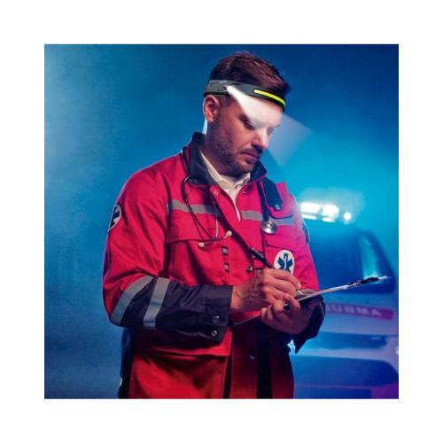 Hoofdlamp LED 1 bands 3 stand oplaadbaar Li-ion accu Cri>70 5+3w 7000K 350 Lumen m/Sensor IP44 IH524 product photo https://media.isero.nl/Isero-IseroNL-Site/images/L/2892464_2.jpg L