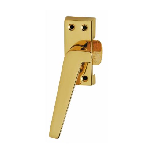 Raamsluiting messing gelakt met nok Ls product photo