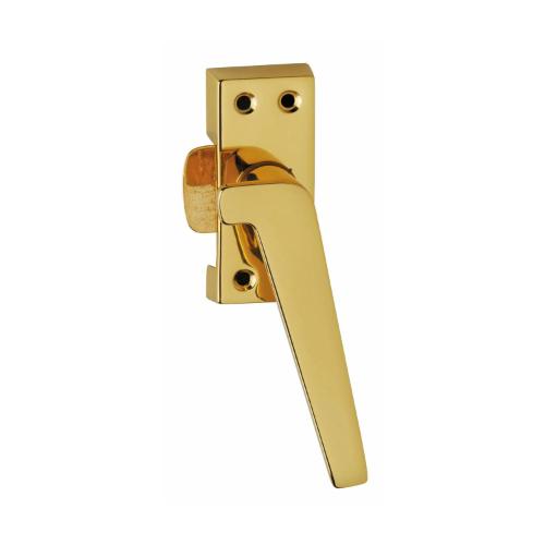 Raamsluiting messing gelakt met nok Rs product photo