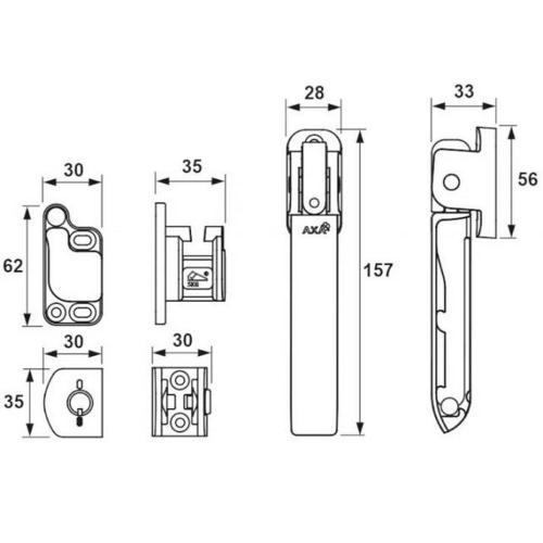 Combi raamsluiting/kierstandhouder RVS Oyster SKG2-V Din Rs product photo https://media.isero.nl/Isero-IseroNL-Site/images/L/303381_1-copy.jpg L