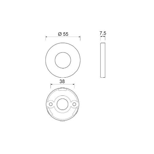 Klikrozetten F1 rond 55x7.5mm blind product photo https://media.isero.nl/Isero-IseroNL-Site/images/L/309091_1.jpg L