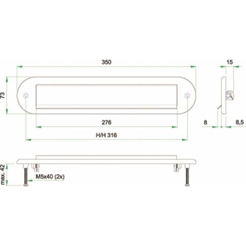 Briefplaat ovaal RVS mat 350x73mm 1217842 product photo https://media.isero.nl/Isero-IseroNL-Site/images/L/310074_1.jpg L