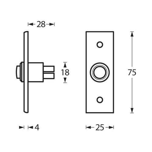 Beldrukker rechthoekig smal chroom product photo https://media.isero.nl/Isero-IseroNL-Site/images/L/310809_1.jpg L
