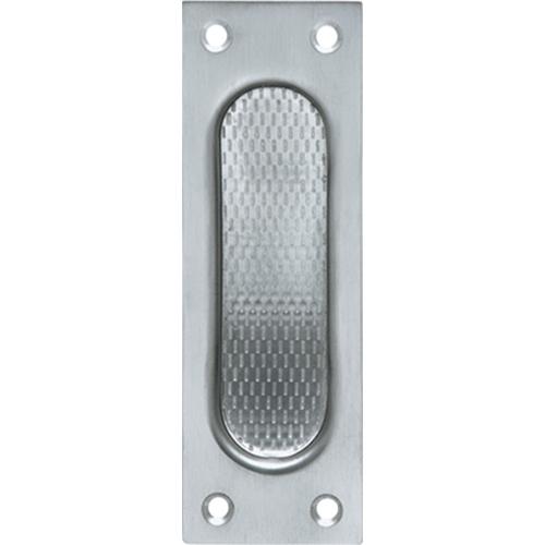 Schuifdeurkom RVS mat rechthoekig 120.5x40mm product photo