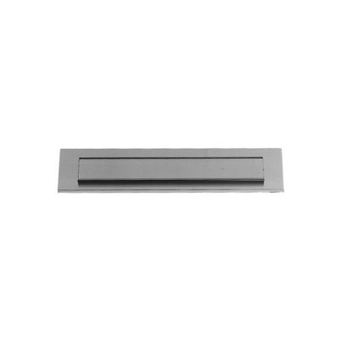 Briefplaat rechthoek aluminium F2 340x73mm DL product photo