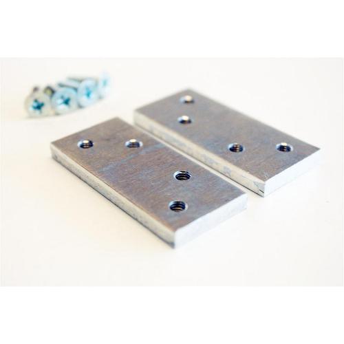 Bevestigingsplaten voor deurdranger ITS96 op profiel deur product photo