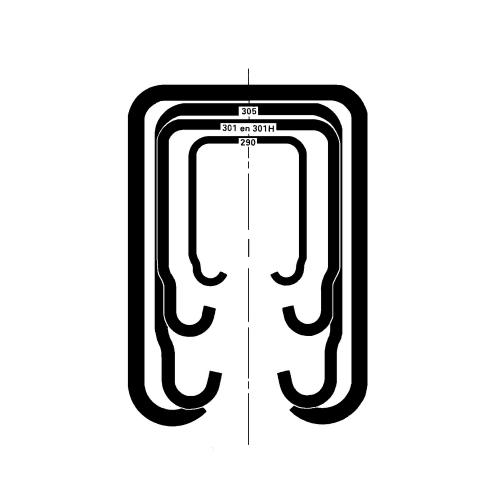 Bovenrail Henderson type 290 3.0m product photo https://media.isero.nl/Isero-IseroNL-Site/images/L/314102_1.jpg L