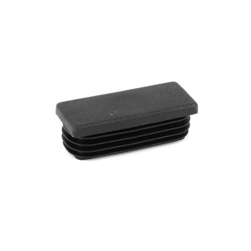 Inslagdop rechthoek 40x20mm zwart product photo