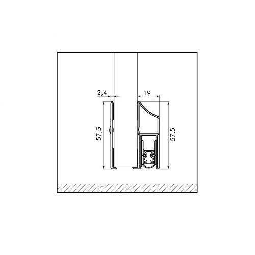 Cassette 100cm aluminium voor valdorpels Soundproof en Uniproof product photo https://media.isero.nl/Isero-IseroNL-Site/images/L/315269_2.jpg L