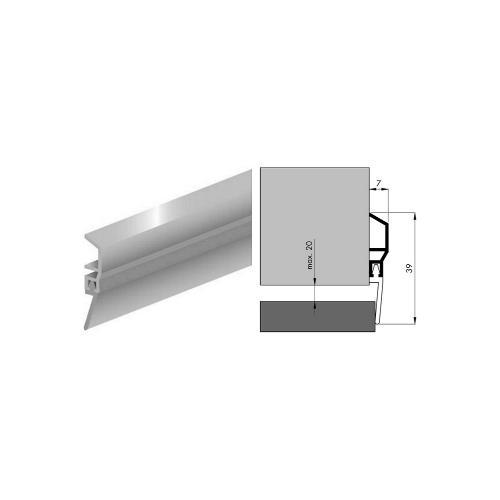 Dorpelstrip 300cm kunststof afdichting ADS product photo