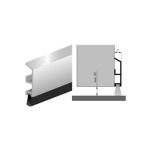 Dorpelstrip 300cm velours borstel afdichting ADS-B product photo