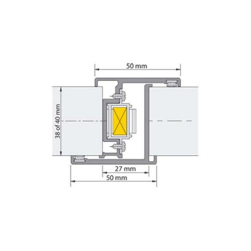 Alprokon deurnaald 2200mm met grendels en slotsparing Nemef 600 U-20 DD40/TR27 Ls/Rs product photo