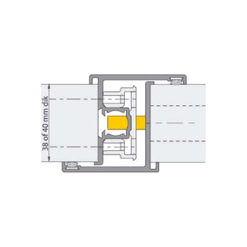 Deurnaald 2200mm + Nemef MPS cil.bed DD40 SKG3 Din Rs product photo
