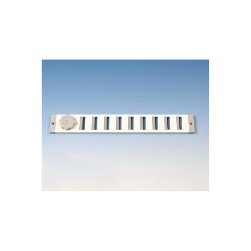 Schuifrooster wit 30x4cm product photo