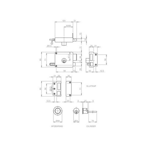 Yale oplegslot losse buiten cilinder 50mm din Links product photo https://media.isero.nl/Isero-IseroNL-Site/images/L/320320_1.jpg L