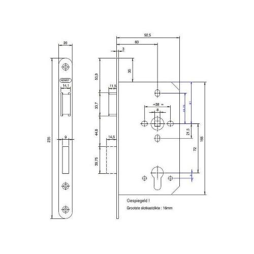 Cilinderslot Nemef din rechts product photo https://media.isero.nl/Isero-IseroNL-Site/images/L/320557_1.jpg L