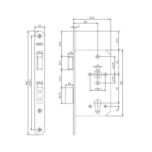 Veiligheidsslot 60mm PC72 RVS afgerond DIN links SKG2 product photo https://media.isero.nl/Isero-IseroNL-Site/images/L/320787_1.jpg L