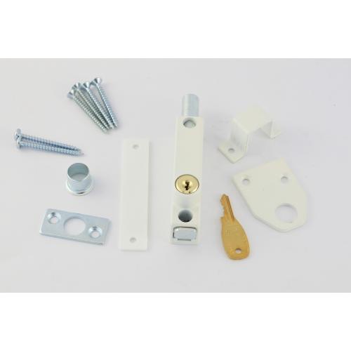 Bijzetslot smal wit gelijksluitend (210) product photo