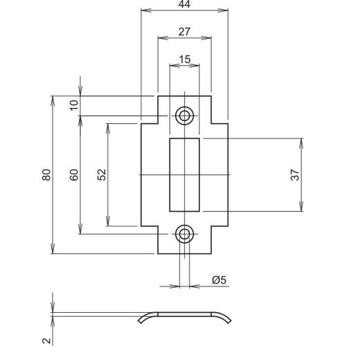 Sluitplaat v/rolloopslot 2072 product photo https://media.isero.nl/Isero-IseroNL-Site/images/L/323115_1.jpg L