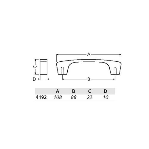 Meubelgreep aluminium 108mm product photo https://media.isero.nl/Isero-IseroNL-Site/images/L/330108_1.jpg L