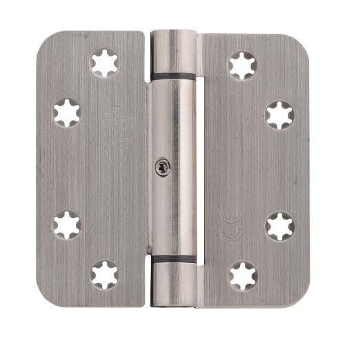 Noxxa Stiletto glijlagerscharnier SKG3 - kunststof lagers - rvs geborsteld - 89x89x3mm - ronde hoek - gezet - 3 knoops product photo