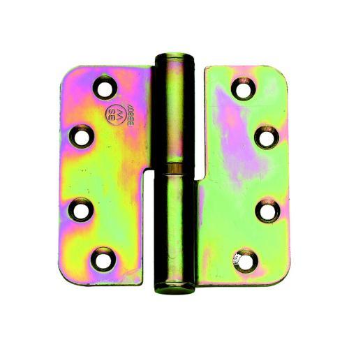 Kogelpaumelle gegalvaniseerd 89x89x3mm afgerond SKG*** Rs product photo