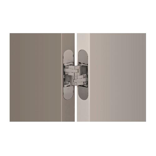 Scharnier onzichtbaar aluminium grijs 130x30x21mm deurdikte 35mm 60kg bij 3 scharnieren product photo